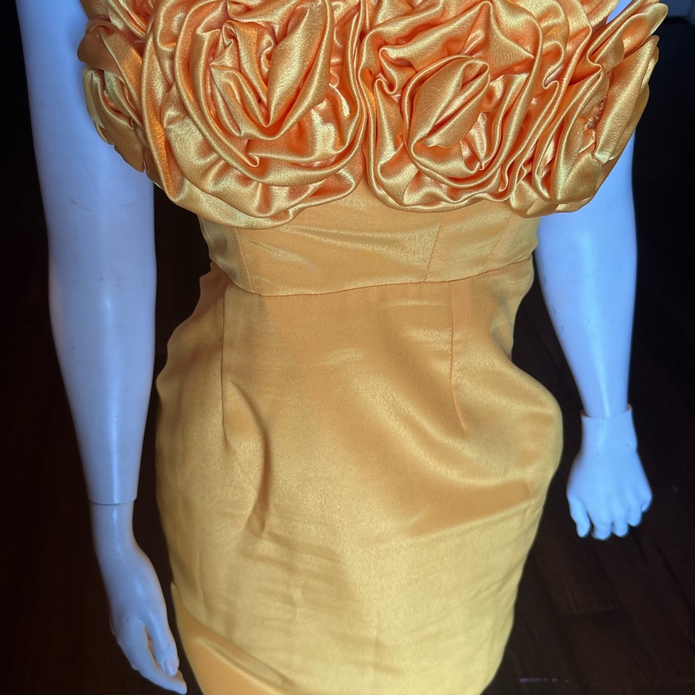 Yellow gown